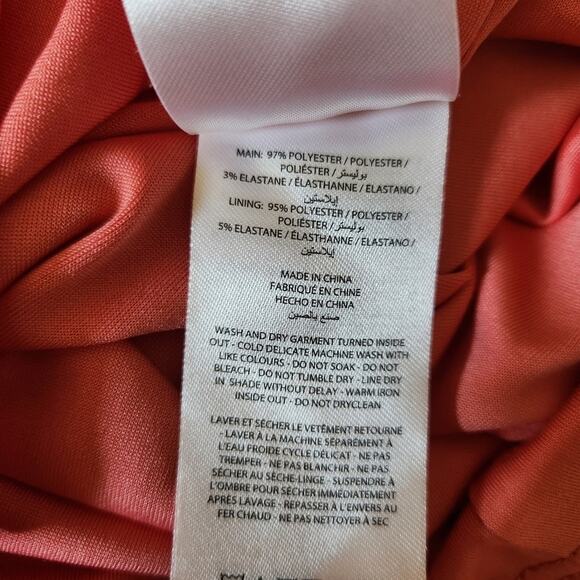 Significant Other Hallie Dress in Watermelon Size 6 NWT Halter Cut Out Midi - Picture 14 of 16